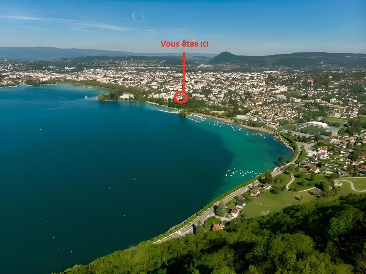 Charmant Appartement A 1 Minute Du Lac アヌシー エクステリア 写真